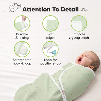 Attention to Detail - Durable and lasting, Soft edges, Intricate zig zag stitch, Scratch free hook and loop, and Loop for pacifier strap 46191834628282