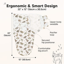 Load image into Gallery viewer, 3-Pack Soothe Swaddle Wraps (Dino Ridge)
