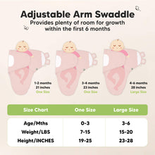 Load image into Gallery viewer, 3-Pack Soothe Swaddle Wraps with Knot Hats (Daffodil)
