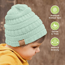 Load image into Gallery viewer, 3-Pack Warmzy Baby Beanies (Macaron, M)
