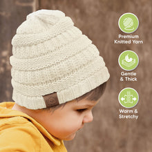 Load image into Gallery viewer, 3-Pack Warmzy Baby Beanies (Pale, M)
