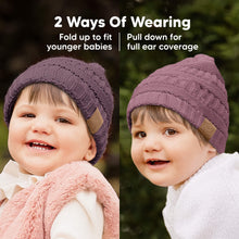 Load image into Gallery viewer, 3-Pack Warmzy Baby Beanies (Regalia, M)
