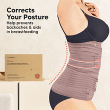 Load image into Gallery viewer, Revive 3-in-1 Postpartum Recovery Support Belt (Dusty Plum)

