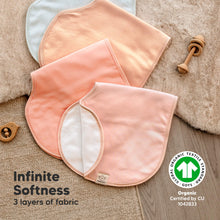 Load image into Gallery viewer, 4-Pack Hallo Burp Cloths (Flora Dew)
