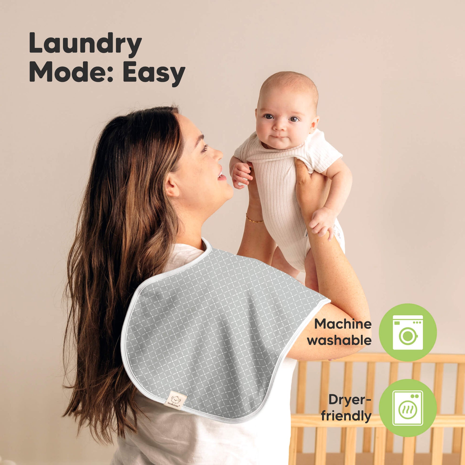 Laundry Mode: Easy
Machine washable
Dryer-friendly 28042070589626