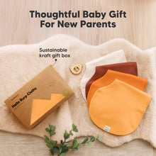 Load image into Gallery viewer, 4-Pack Hallo Burp Cloths (Sahara)
