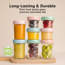 Load image into Gallery viewer, 4-Pack Prep Jars Food Glass Containers (Musk Dusk)
