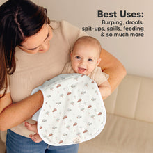 Load image into Gallery viewer, 4-Pack Hallo Burp Cloths (Wilderness)
