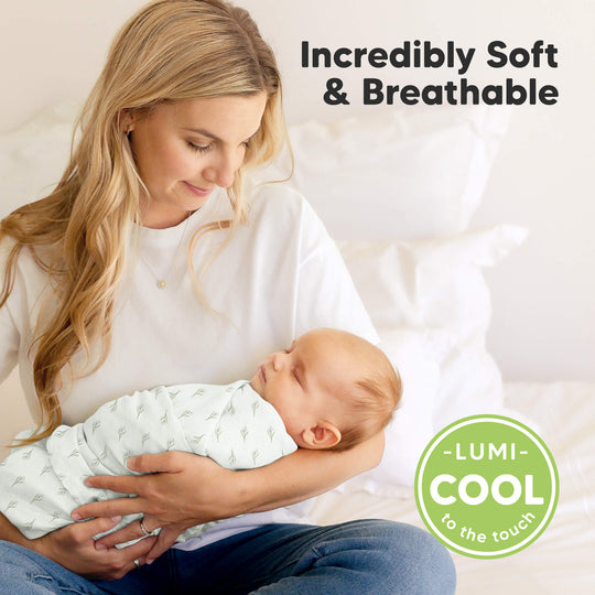 Lumi Muslin Swaddle Blankets (Wild Bloom)