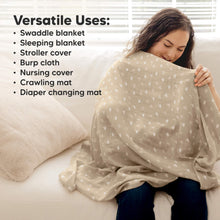 Load image into Gallery viewer, Lumi Muslin Swaddle Blankets (Wild Bloom)
