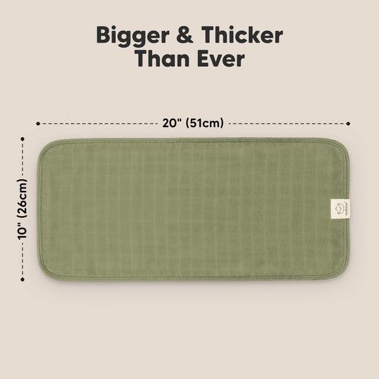 5-Pack Lumi Muslin Burp Cloths (Pine)