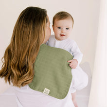 Load image into Gallery viewer, 5-Pack Lumi Muslin Burp Cloths (Pine)
