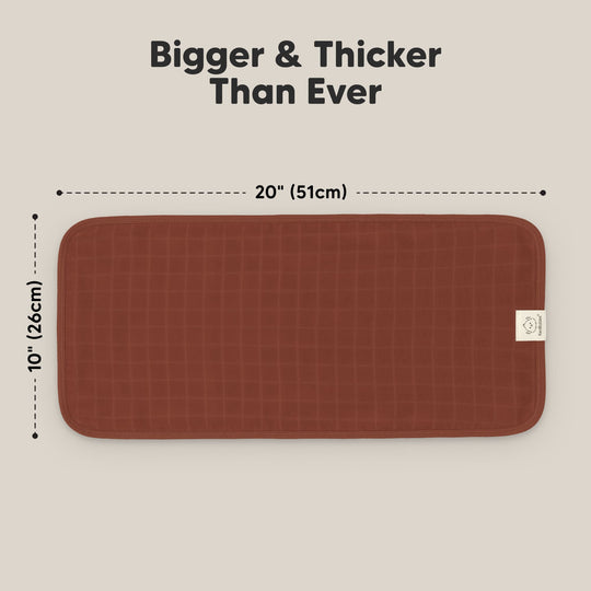 5-Pack Lumi Muslin Burp Cloths (Sahara)