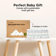 Load image into Gallery viewer, Softe Muslin Baby Burp Cloth (Constellation)
