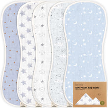 Load image into Gallery viewer, Softe Muslin Baby Burp Cloth (Constellation)
