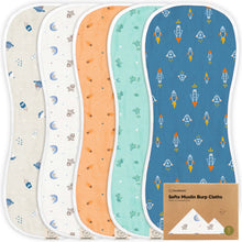 Load image into Gallery viewer, Softe Muslin Baby Burp Cloth
