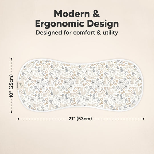Softe Muslin Baby Burp Cloth (Prairie)