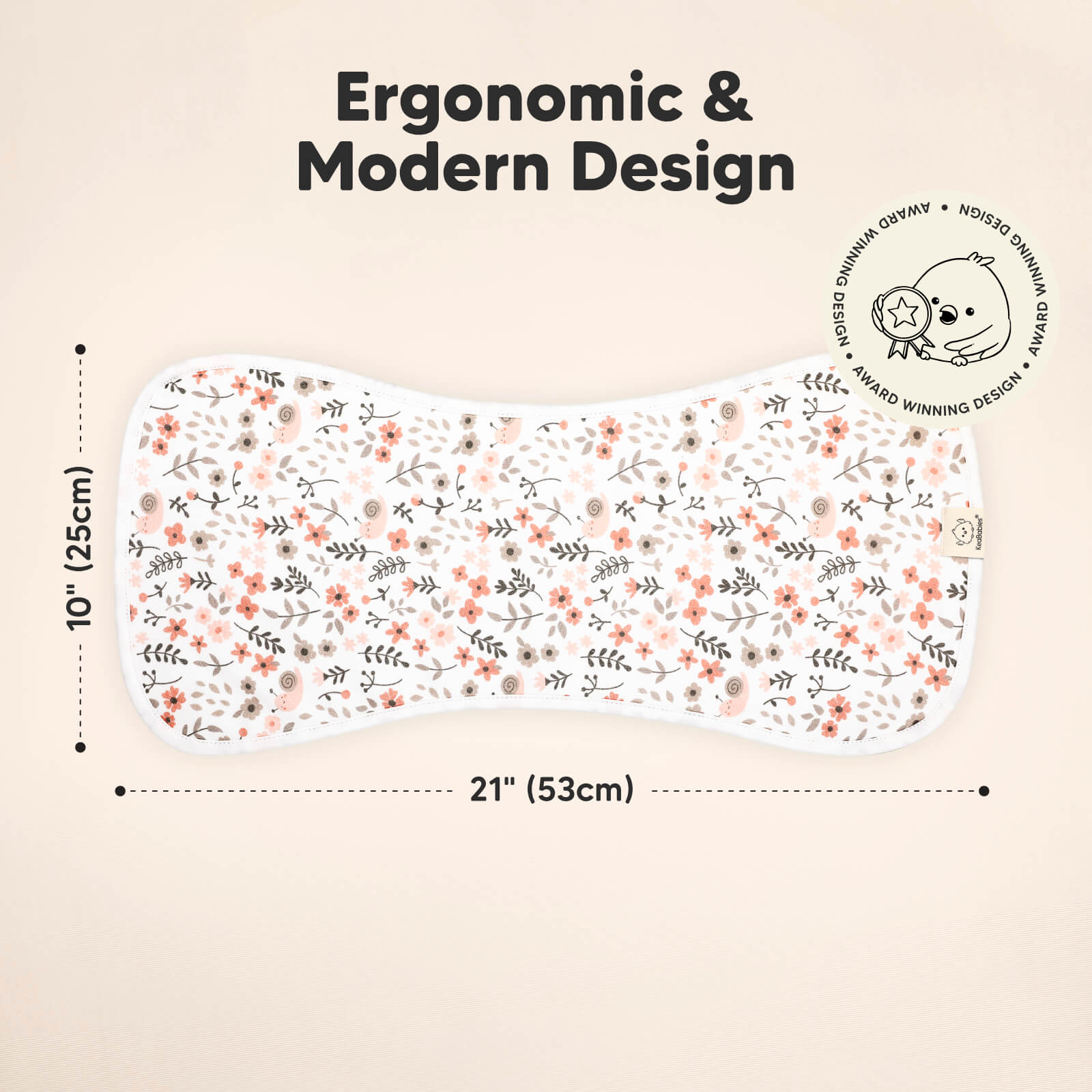 Ergonomic & Modern Design, 21 inches by 10 inches or 53cm by 25cm 25861032935610