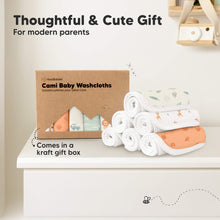 Load image into Gallery viewer, 6-Pack Cami Baby Washcloths (Wilderness)
