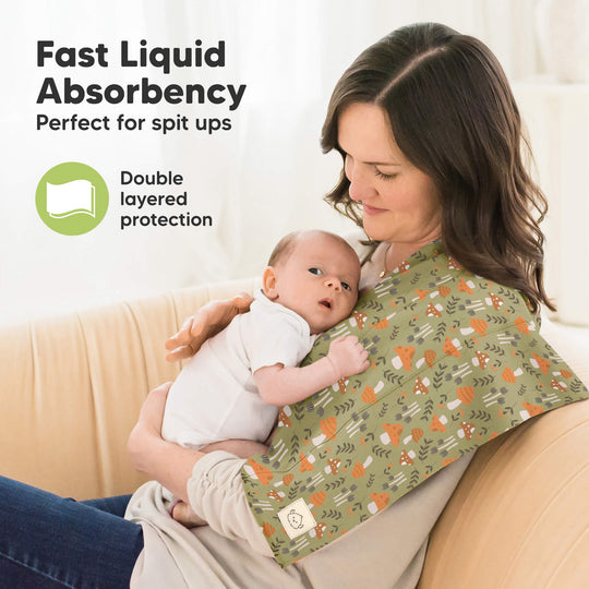 Shea Burp Cloths (Fall Spores)