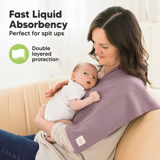 Shea Burp Cloths (Mauve)