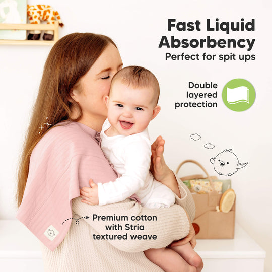 6-Pack Shea (Stria) Burp Cloths