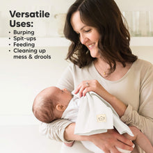 Load image into Gallery viewer, Shea Burp Cloths (Soft White)
