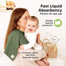 Load image into Gallery viewer, 6-Pack Shea (Stria) Burp Cloths (Hedges)
