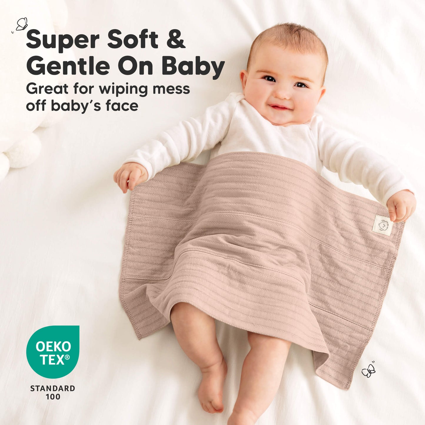 6-Pack Shea (Stria) Burp Cloths 32612263526586
