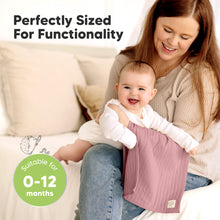 Load image into Gallery viewer, 6-Pack Shea (Stria) Burp Cloths (Mauve)
