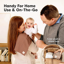 Load image into Gallery viewer, 6-Pack Shea (Stria) Burp Cloths (Mauve)
