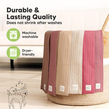 Load image into Gallery viewer, 6-Pack Shea (Stria) Burp Cloths (Rosewood)
