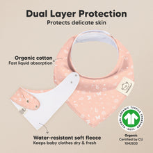 Load image into Gallery viewer, 8-Pack Organic Bandana Bibs (Butterflies)

