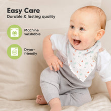Load image into Gallery viewer, 8-Pack Organic Bandana Bibs (Countryside)
