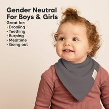 Load image into Gallery viewer, 8-Pack Organic Bandana Bibs (Eclipse)
