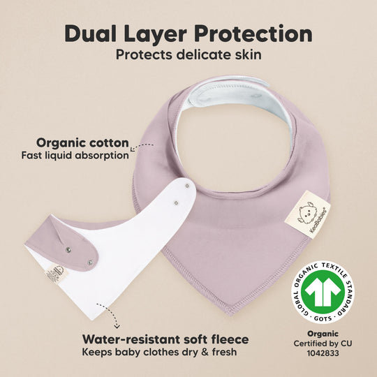 8-Pack Organic Bandana Bibs (Embrace)