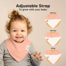Load image into Gallery viewer, 8-Pack Organic Bandana Bibs (Embrace)
