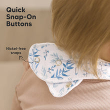 Load image into Gallery viewer, 8-Pack Organic Bandana Bibs (Flourish)
