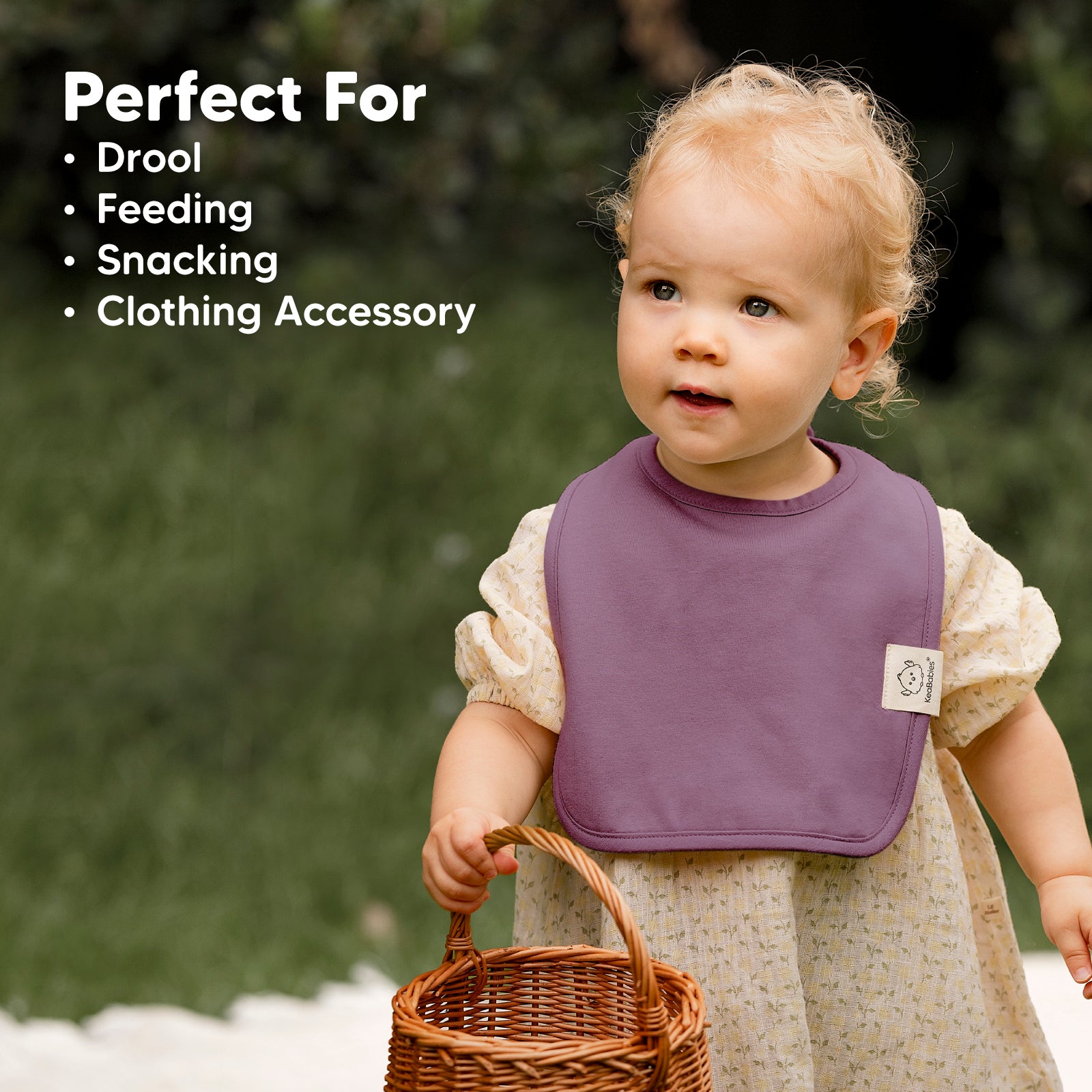 Perfect for drool, feeding, snacking. and clothing accessory. 26181155160250