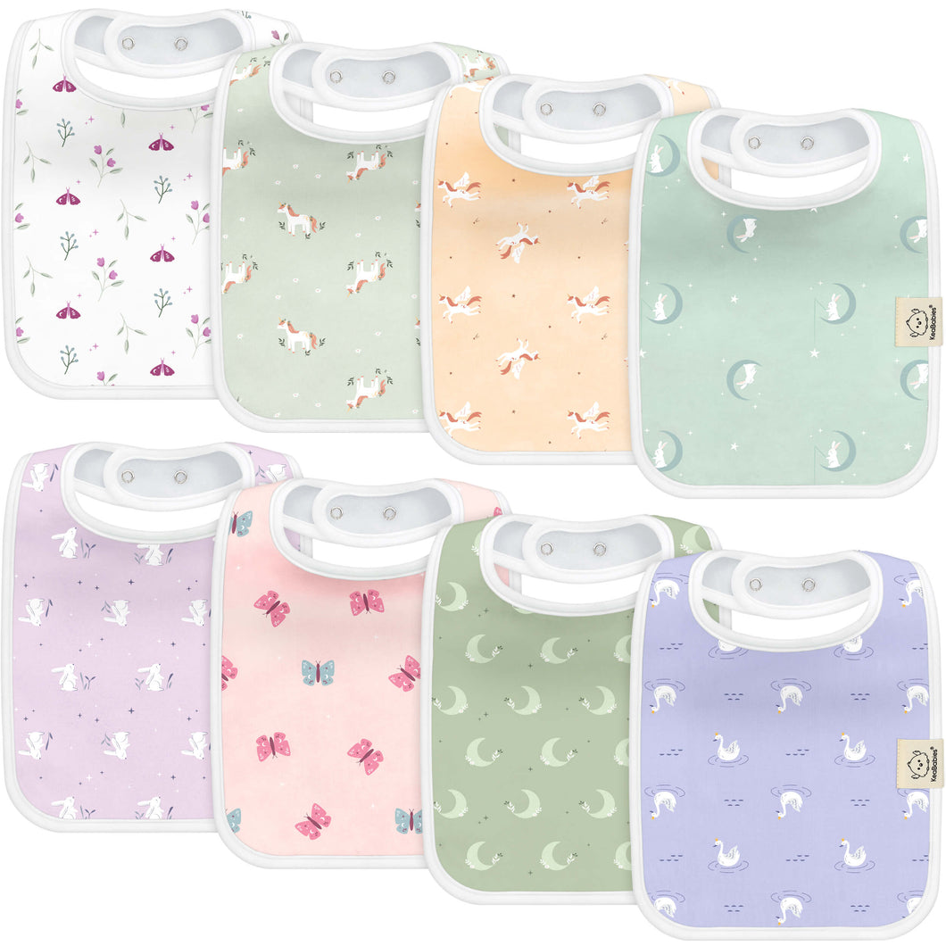 8-Pack Coast Drool Bibs (Lunaris)