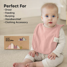 Load image into Gallery viewer, 8-Pack Hallo Drool Bibs (Fleur)
