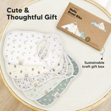 Load image into Gallery viewer, 8-Pack Hallo Drool Bibs (Prairie)
