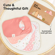 Load image into Gallery viewer, 8-Pack Hallo Drool Bibs (Sweet Charm)

