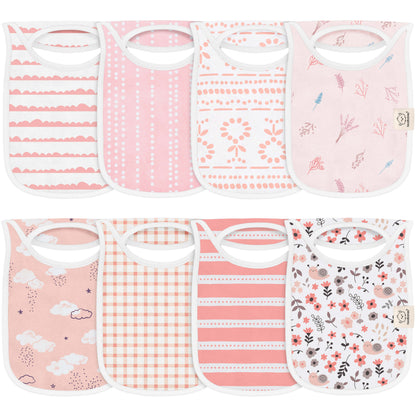 8-Pack Hallo Drool Bibs 28737458831546
