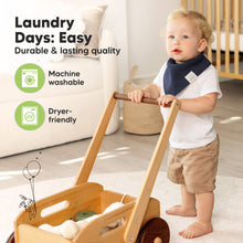 Load image into Gallery viewer, 8-Pack Quin Bandana Bibs (Hunter)
