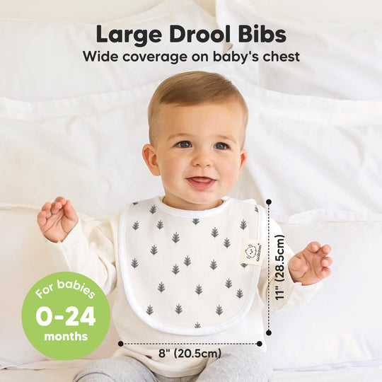 8-Pack Urban Drool Bibs (Nordic)
