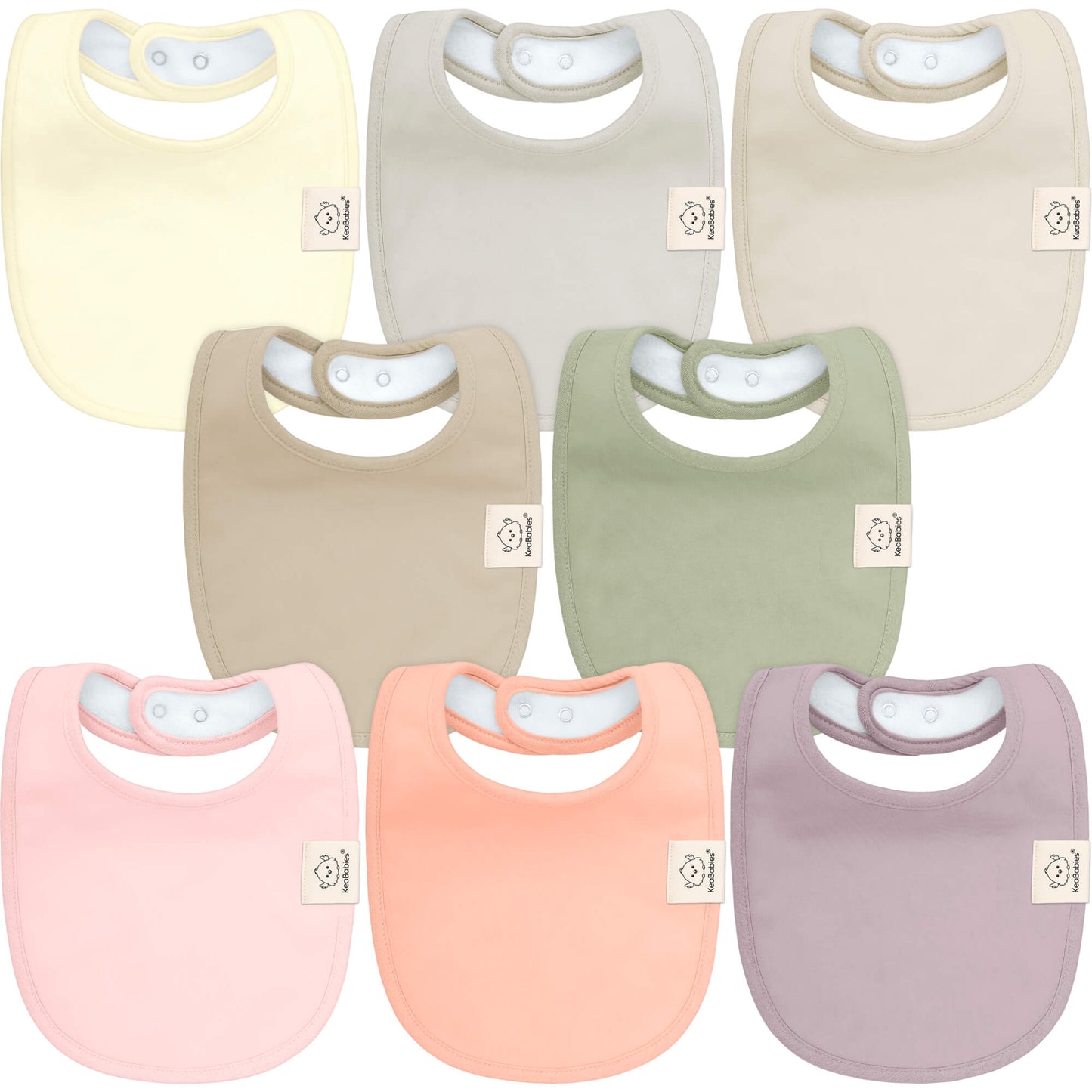 8-Pack Urban Drool Bibs 26314479304890