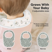 Load image into Gallery viewer, 8-Pack Urban Drool Bibs (Fleur)
