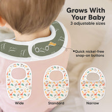 Load image into Gallery viewer, 8-Pack Urban Drool Bibs (Mesozoic)
