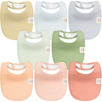 8-Pack Urban Quin Drool Bibs 28225004896442